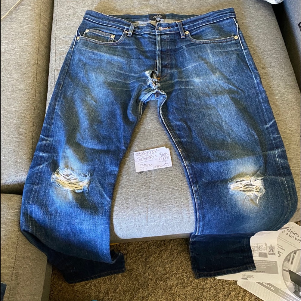 A.P.C. New Standard Selvedge Denim 33x34-1 Indigo